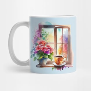 Morning Coffee at the Window Mug